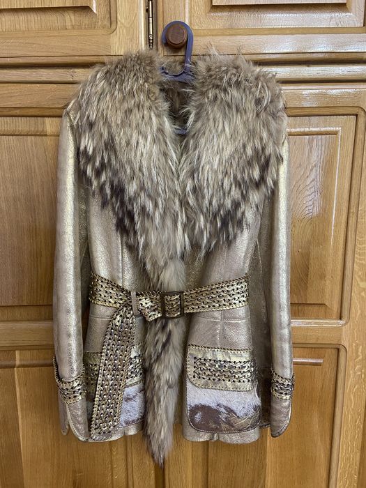 Дублянка з натуральної шкіри та хутра