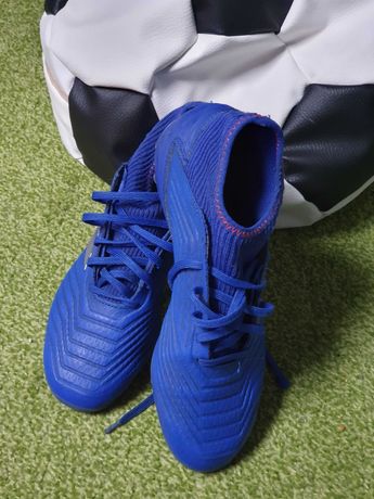 Niebieskie korki Adidas Predator rozmiar 6 1/2, 25,4 cm