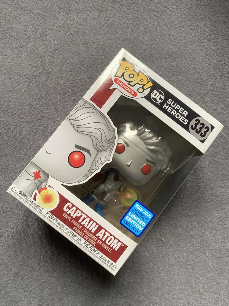 Funko POP Captain Atom 333 Exclusive Limited Edition 2020 Super Heroes