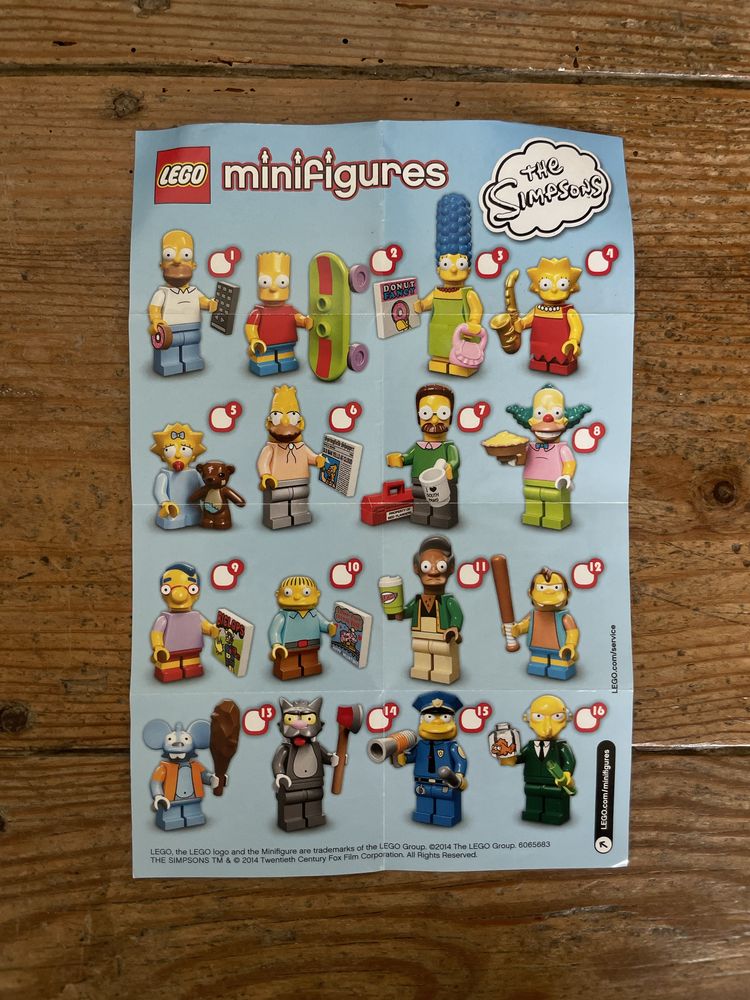 Coleçao completa simpson da lego