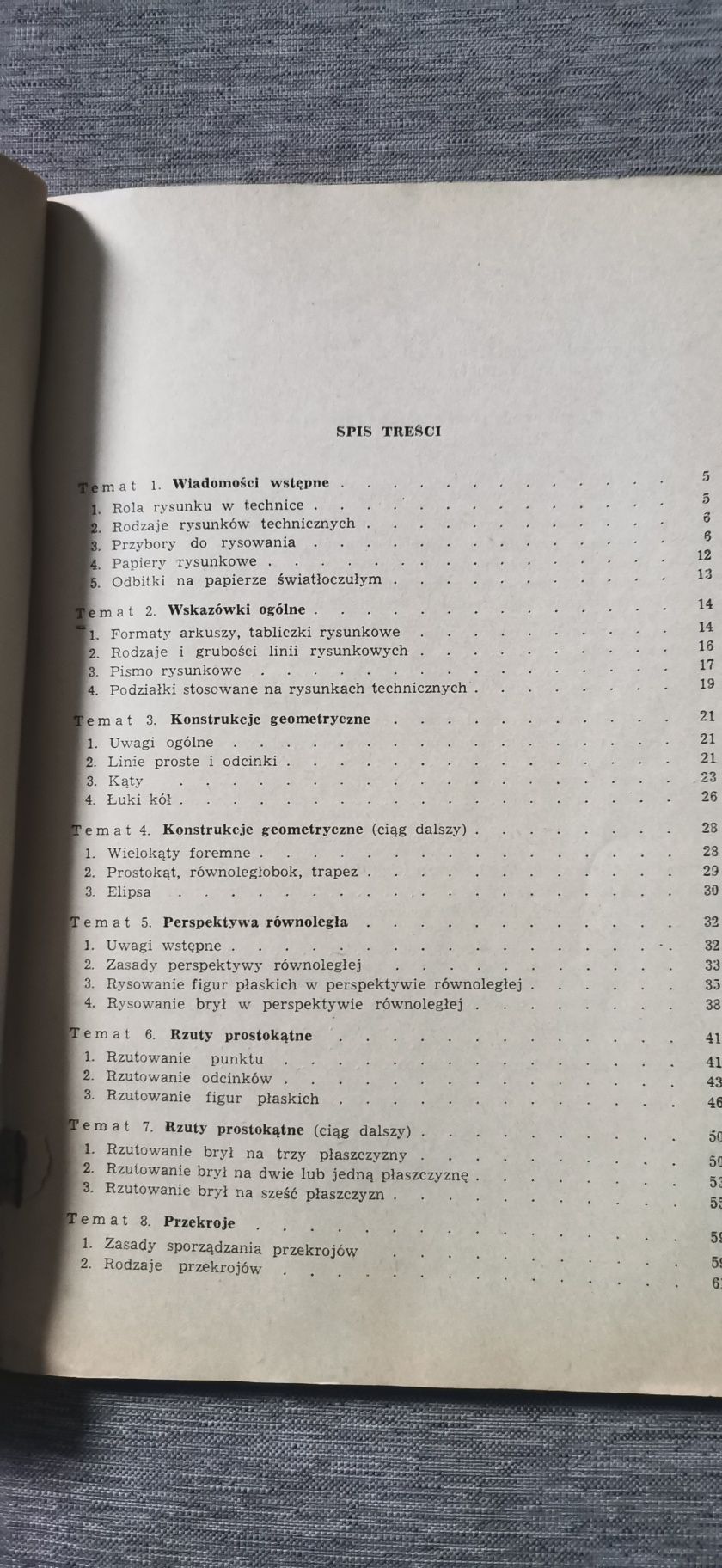 Rysunek zawodowy dla ślusarzy Tadeusz Dobrzański