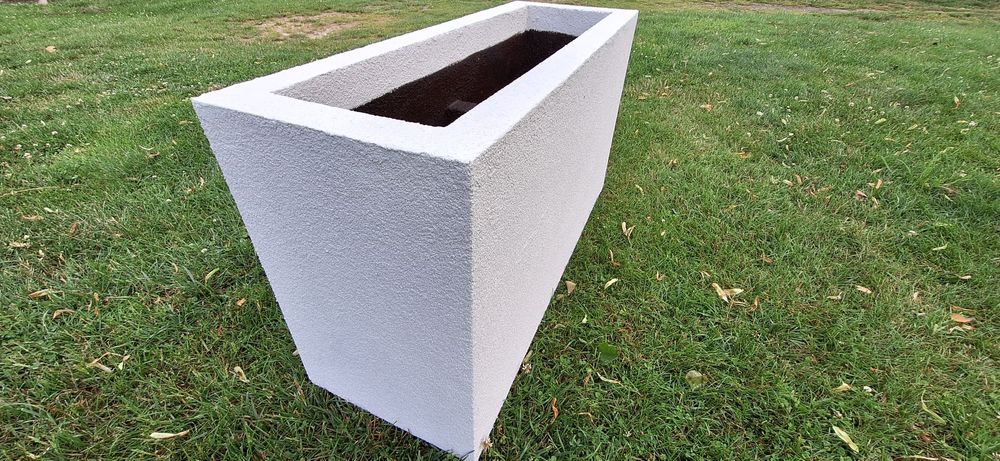 Termo donice ogrodowe tarasowe doniczka styropianowa100x35x55