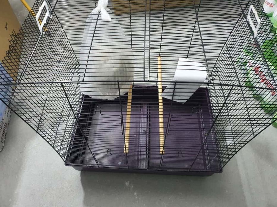 Duża przestronna klatka XXL dla ptaków dla kanarka papug
