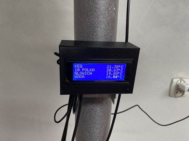 Termometr WIFI z podglądem w tele destylator Aabratek zimne palce AKAS