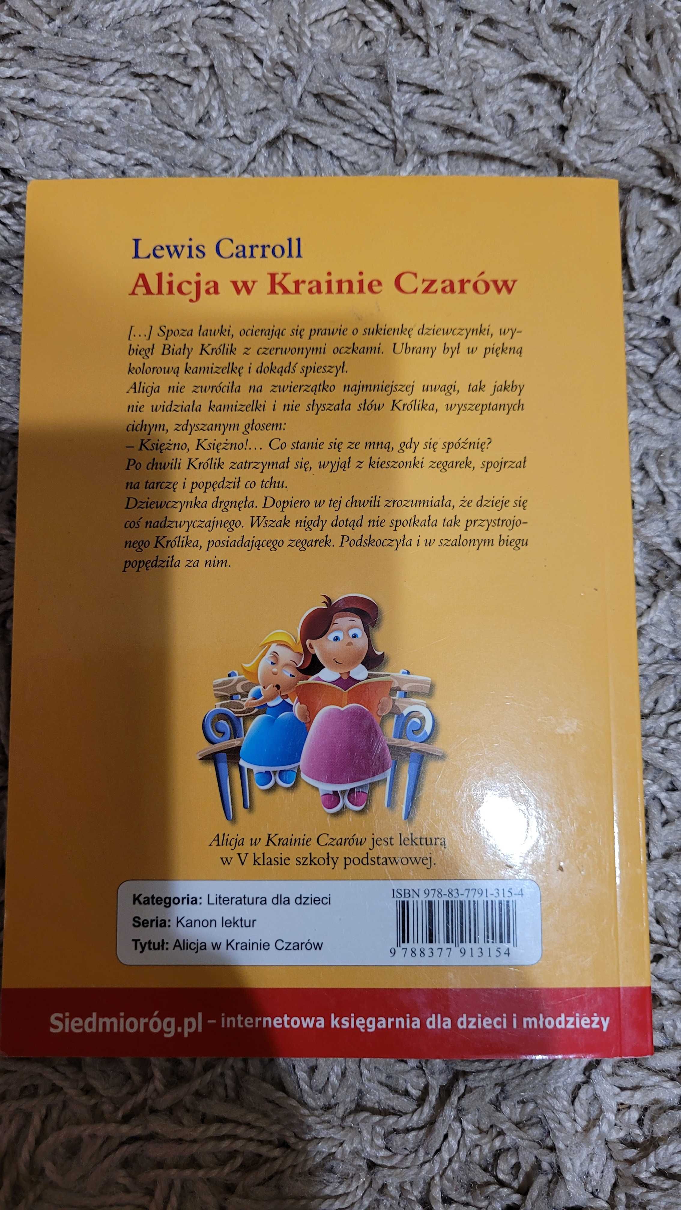 Alicja w krainie czarów Lewis Carroll