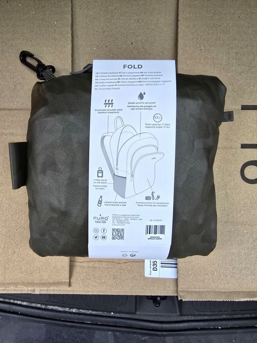 Składany Plecak Puro Fold - 17L