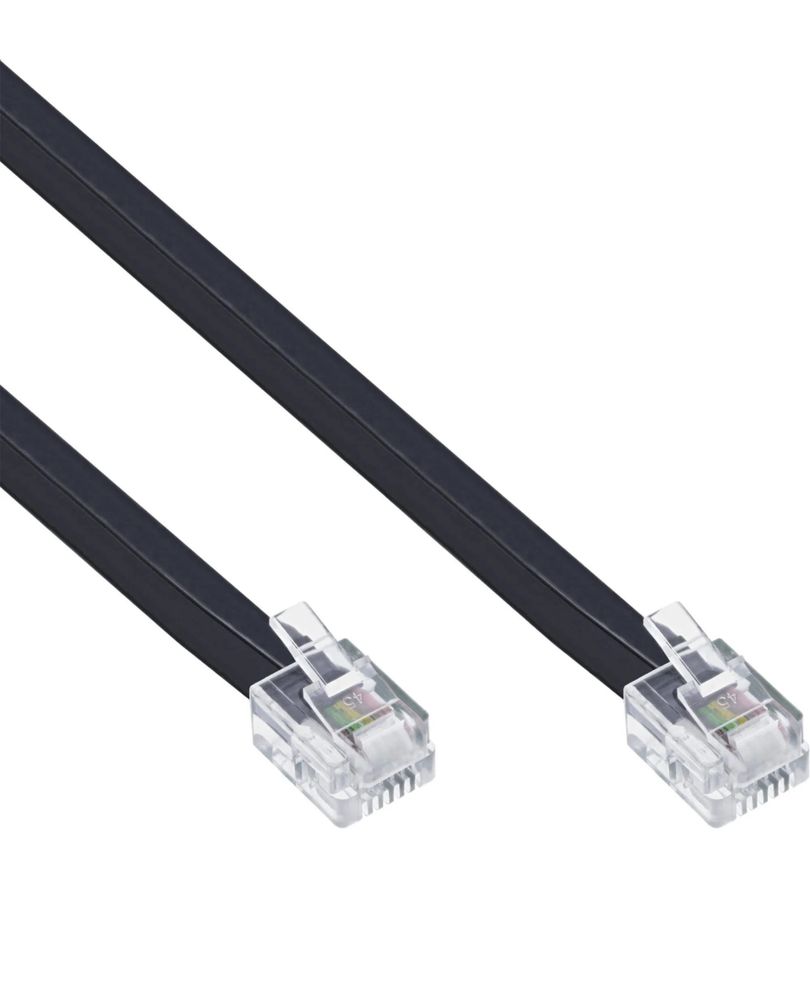 Inline Kabel Rj12 Męski Męski 0.5M