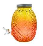 Słoik z Kranikiem 4,5 l. Nalewak. Gadżet. Bar. Ananas-Pomarańcz.Nowy.