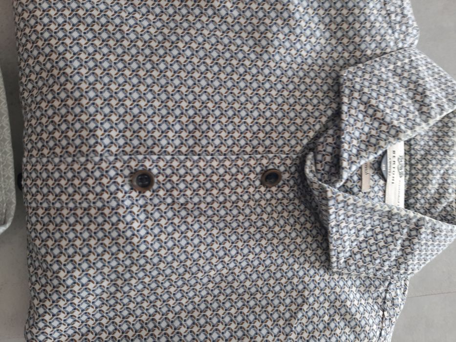 Markowa bawełniana koszula męska Bertoni M