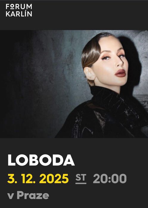 квиток на ЛОБОДУ у Празі