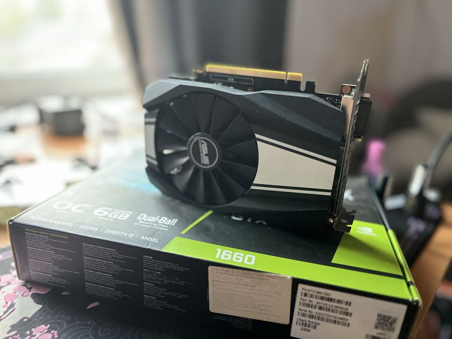 Видеокарта ASUS GeForce GTX 1660 Phoenix OC 6GB