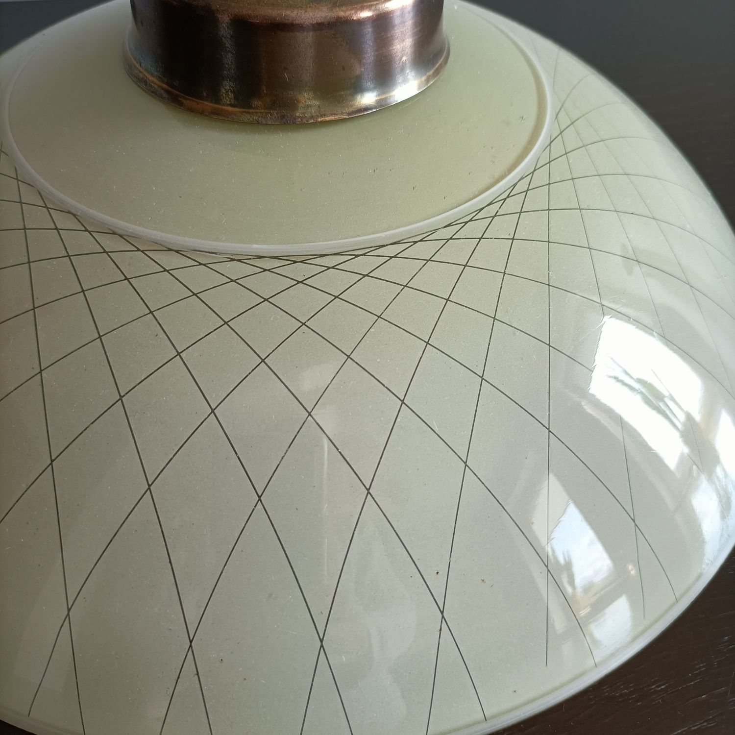 Stara lampa wisząca - art deco, vintage, retro, PRL,secesja, design