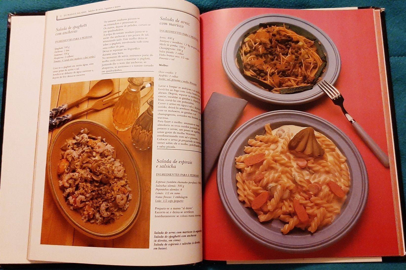 Livro Grande de receitas. ENTRADAS E SALADAS