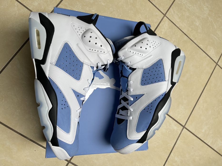 Air Jordan 6 unc blue