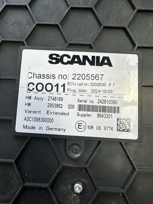 Koordynator komputer sterownik C0011 ECU Scania Super