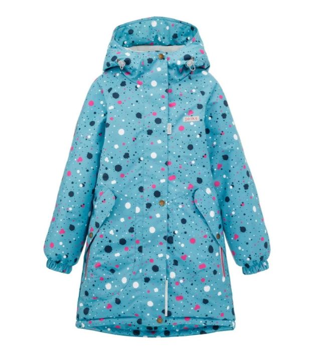 Зимова куртка-парка для дівчинки рр 140