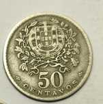 Moeda 50 Centavos Anos:1927 a 31 35/40  44 a 47  51 a 53  55 a 1968
