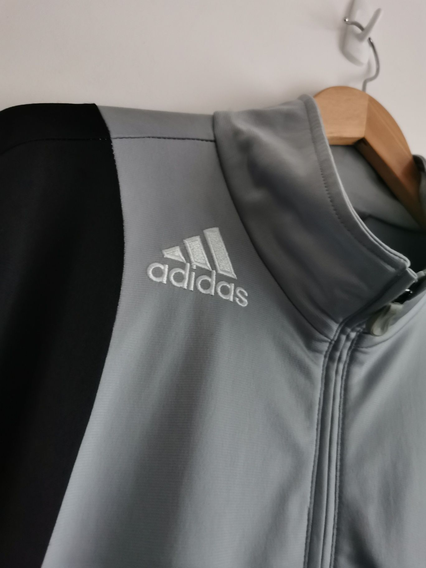 Adidas bluza sportowa męska logowana rozpinana L/XL