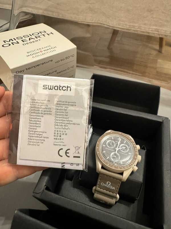 Zegarki Omega Swatch Desert – SO33T103 Bio-Materiał
