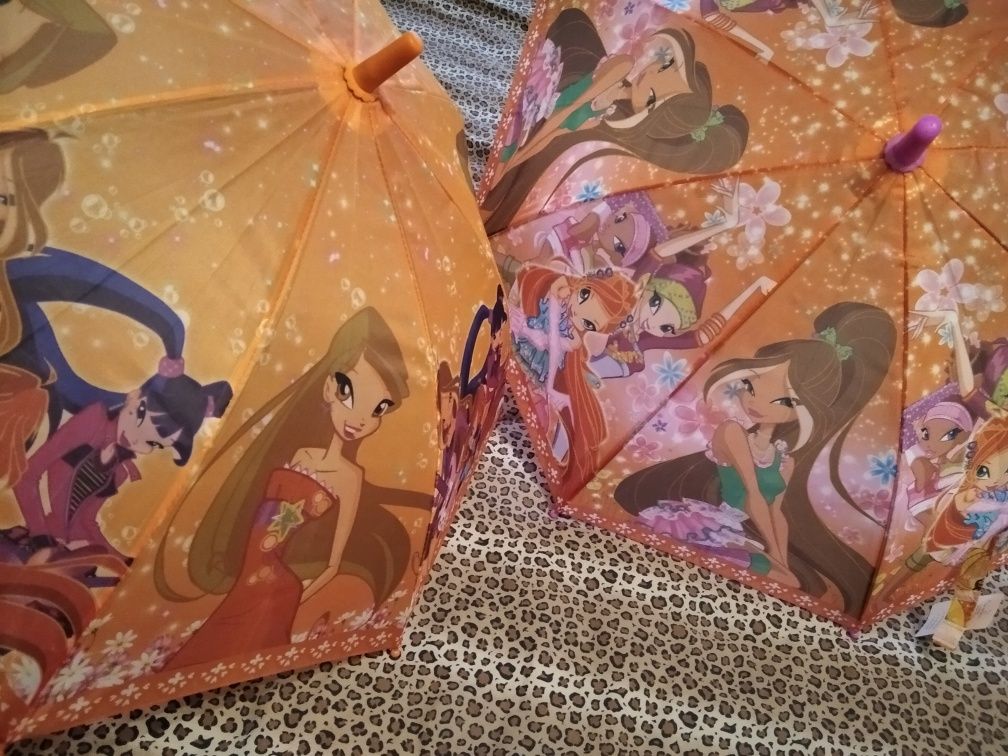 Детский зонт (тросточка) Winx винкс для девочки