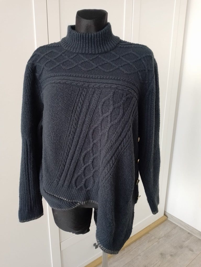 Sweter golf asymetryczny 46