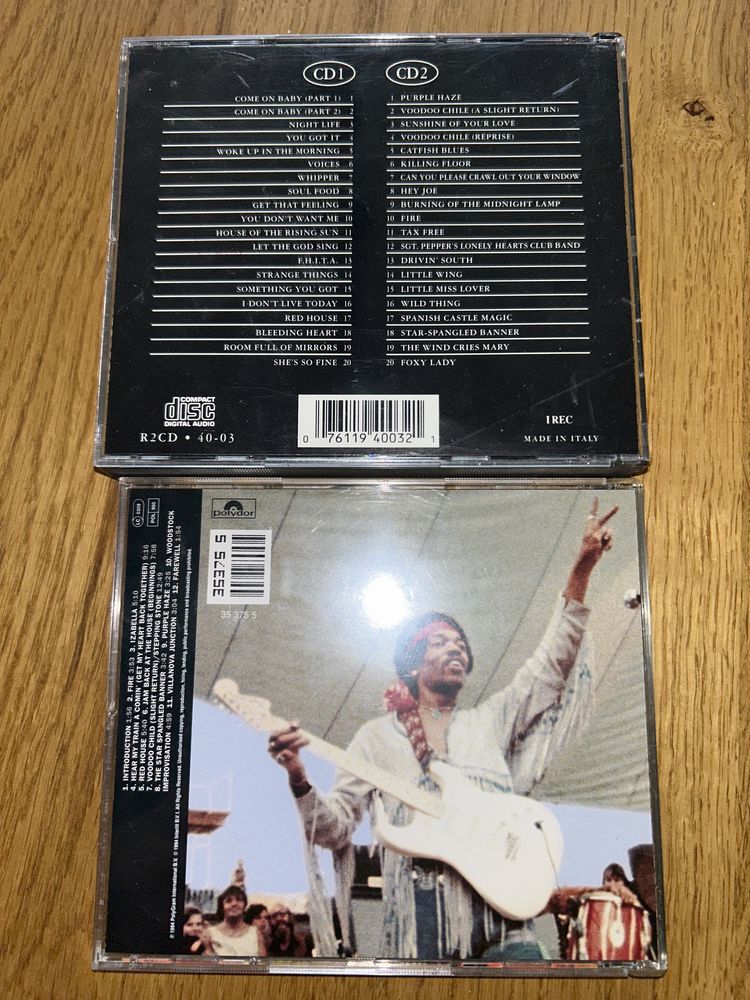 Jimi Hendrix 2 albumy (3 płyty CD) oryginalne stan bdb cena za komplet