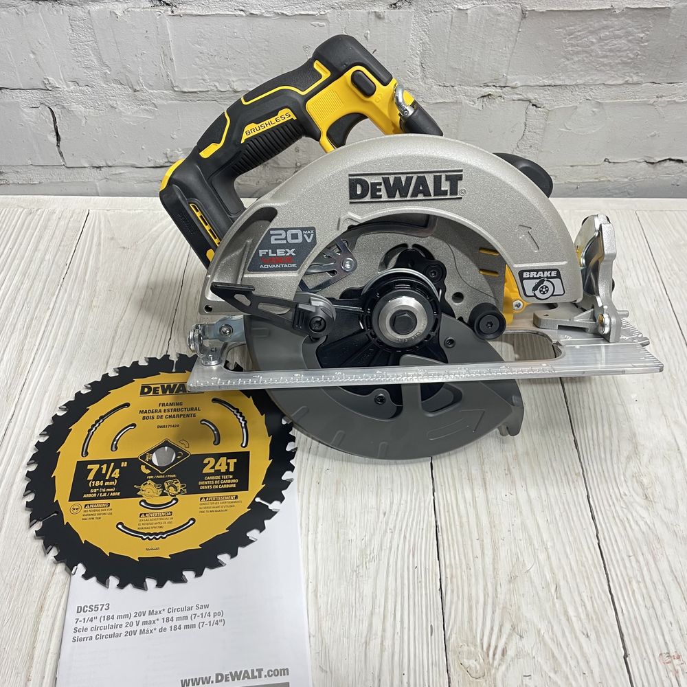 Бесщеточная циркулярная пила DEWALT DCS573 20V FLEXVOLT ADVANTAGE ™