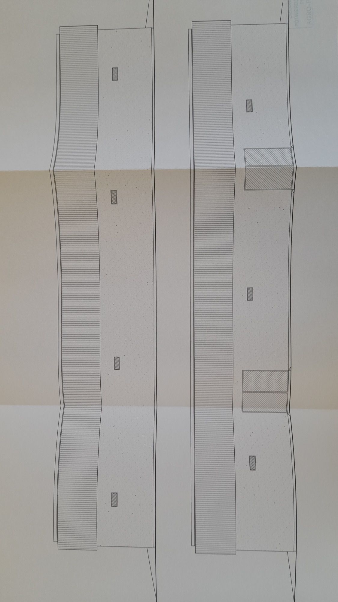 Projekt budowlany obory hali