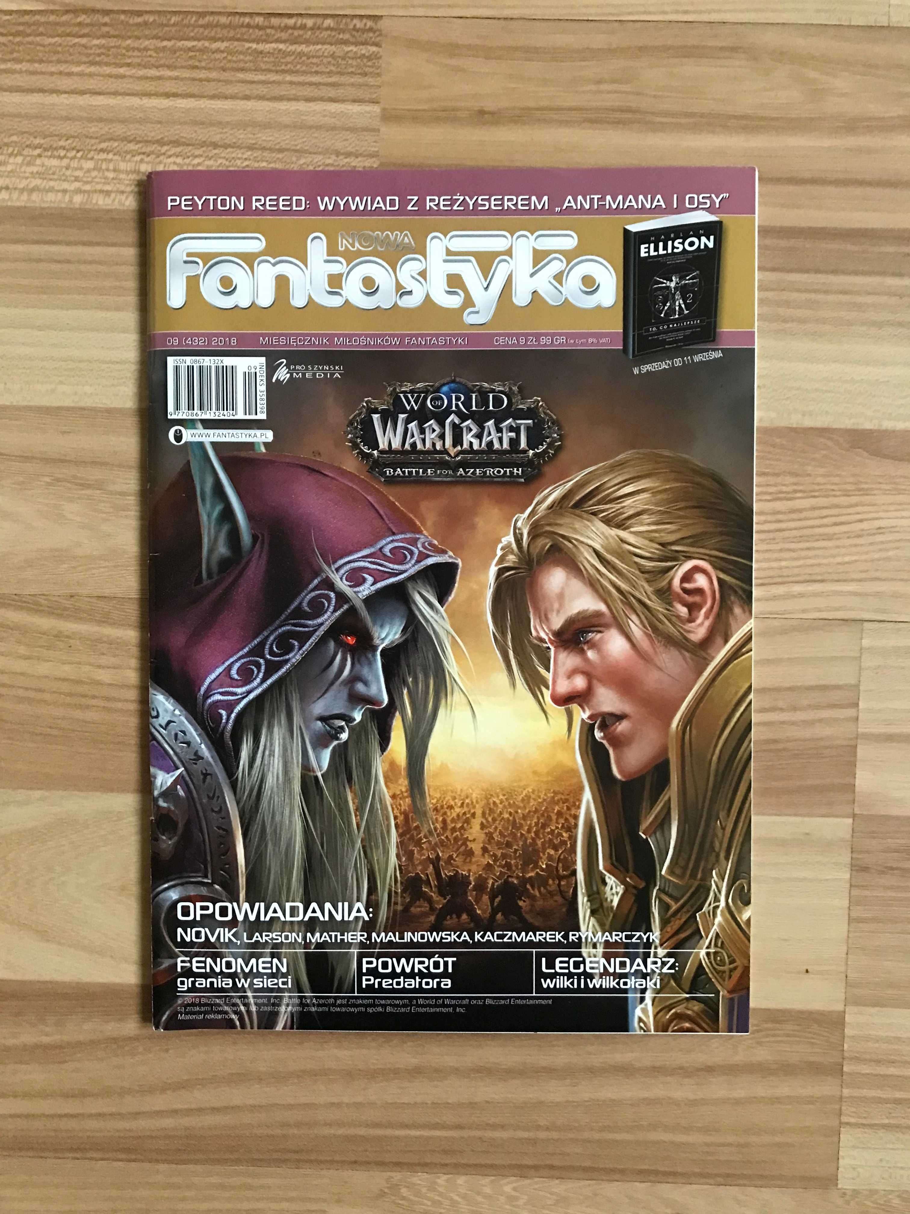 Nowa Fantastyka 9 (432) 2018  Predator Peyton Reed RPG Black Panther