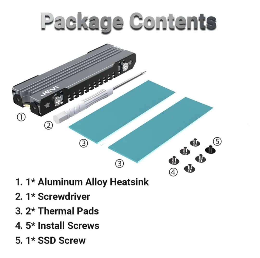 Радиатор на ssd m.2 nwme