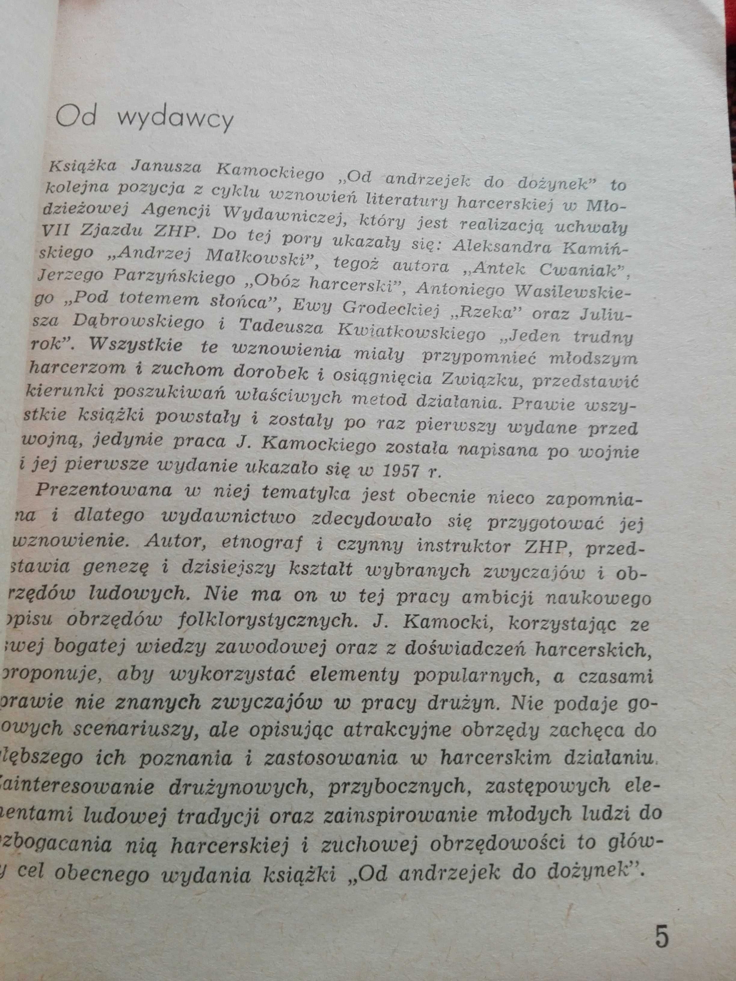 "Od Andrzejek do dożynek" - Janusz Kamocki