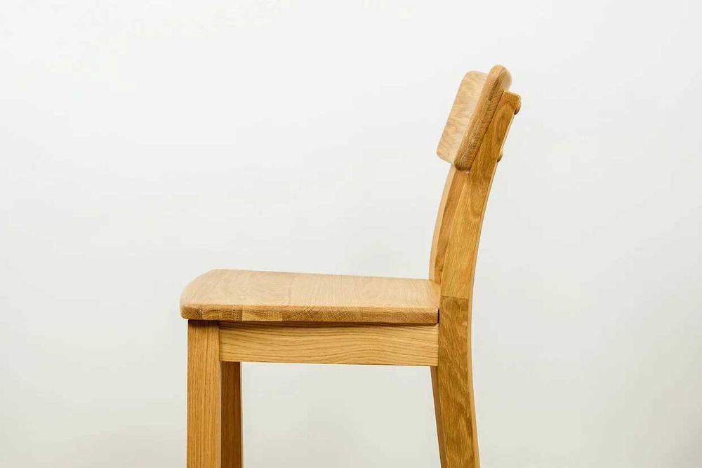 Krzesło dębowe barowe hoker z drewna dębowegо, drewniane krzesła