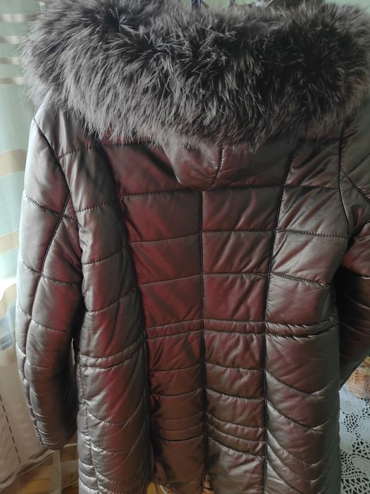 Зимова куртка,парка з еко покриттям