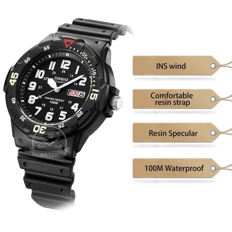 Кварцевые часы Casio MRW-200H-1BVEF | WR100 | Casio Edifice | g-shock