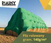 Fliz okrywowy ZIELONY 12x25m - 140g/m² - Zabezpiecz swój stóg!