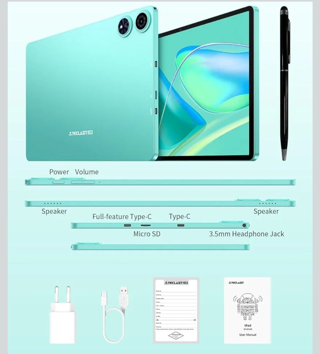 TECLAST P50AI Android 15 Tablet 11 Pulgadas