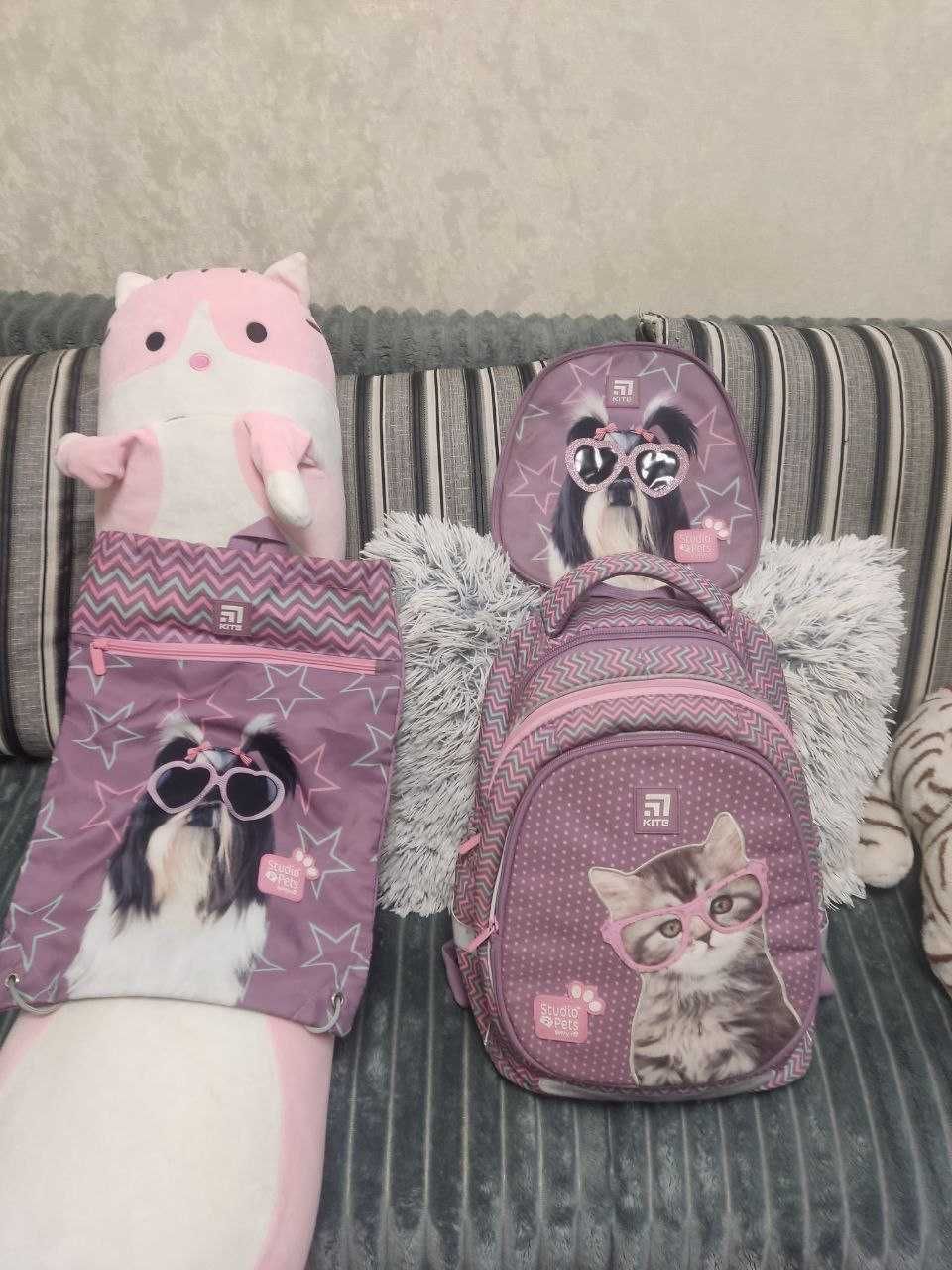 Рюкзак Kite Education Studio Pets, ортопедический, для девочки! Акция!