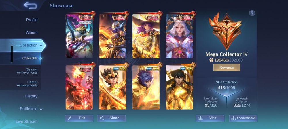 Продам акк Mobile legends