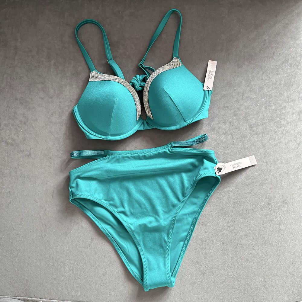 Купальник пуш-ап стрази оригінал Victorias Secret Вікторія Сікрет