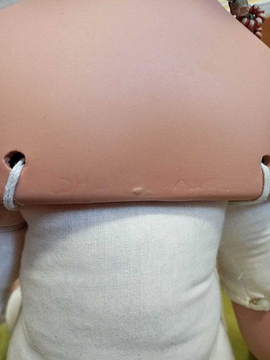 Фарфоровая кукла порцелянова керамічна лялька з глини