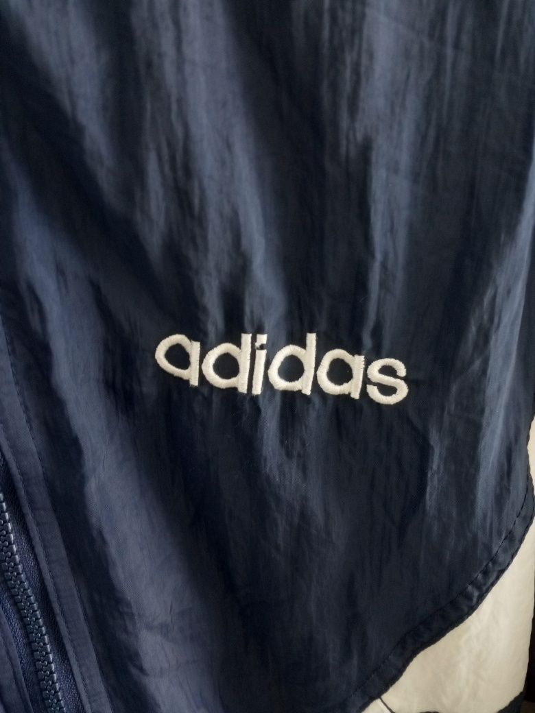 Bluza kurtka vintage Adidas, retro, rozmiar L