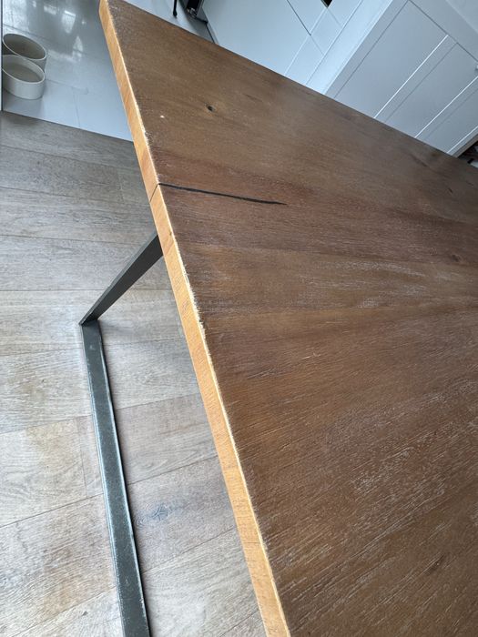 Henders Hazel stol drewniany dębowy dąb 220x100 jak kler ikea jysk