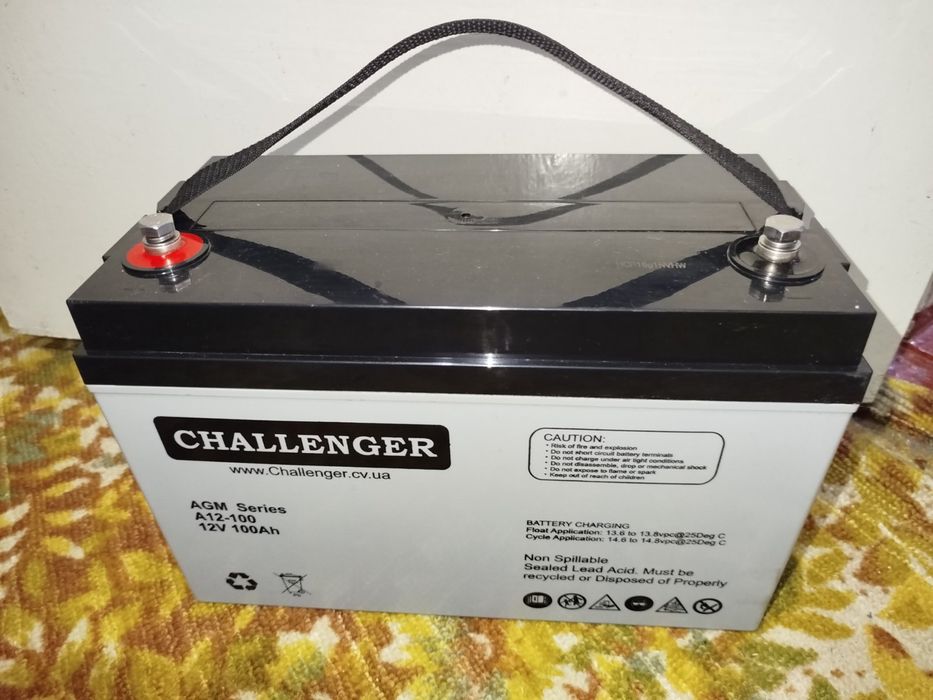 Акумулятор AGM акамулятор гелевий 100Aч батарея