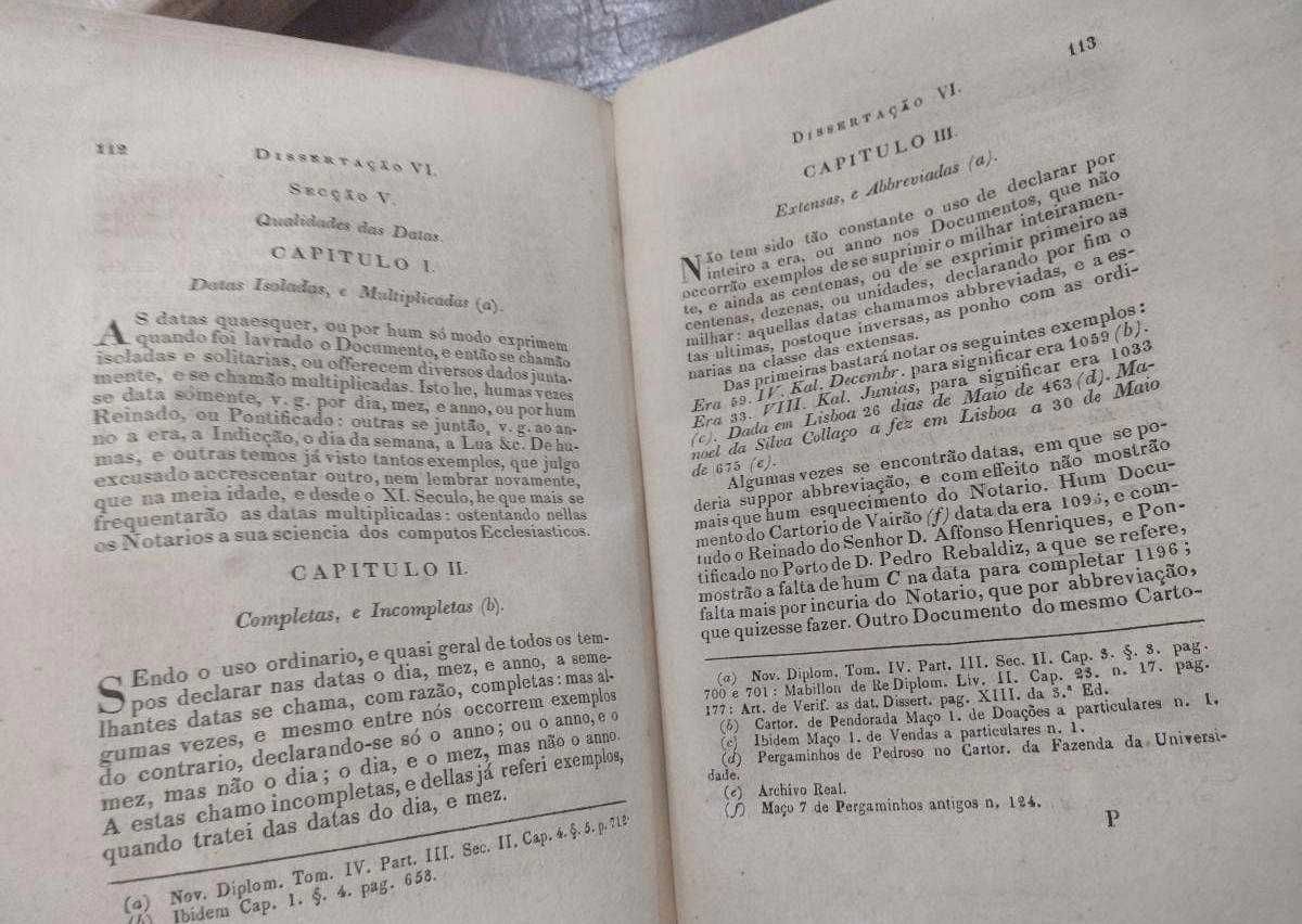 Dissertações Chronologicas e Criticas 1857