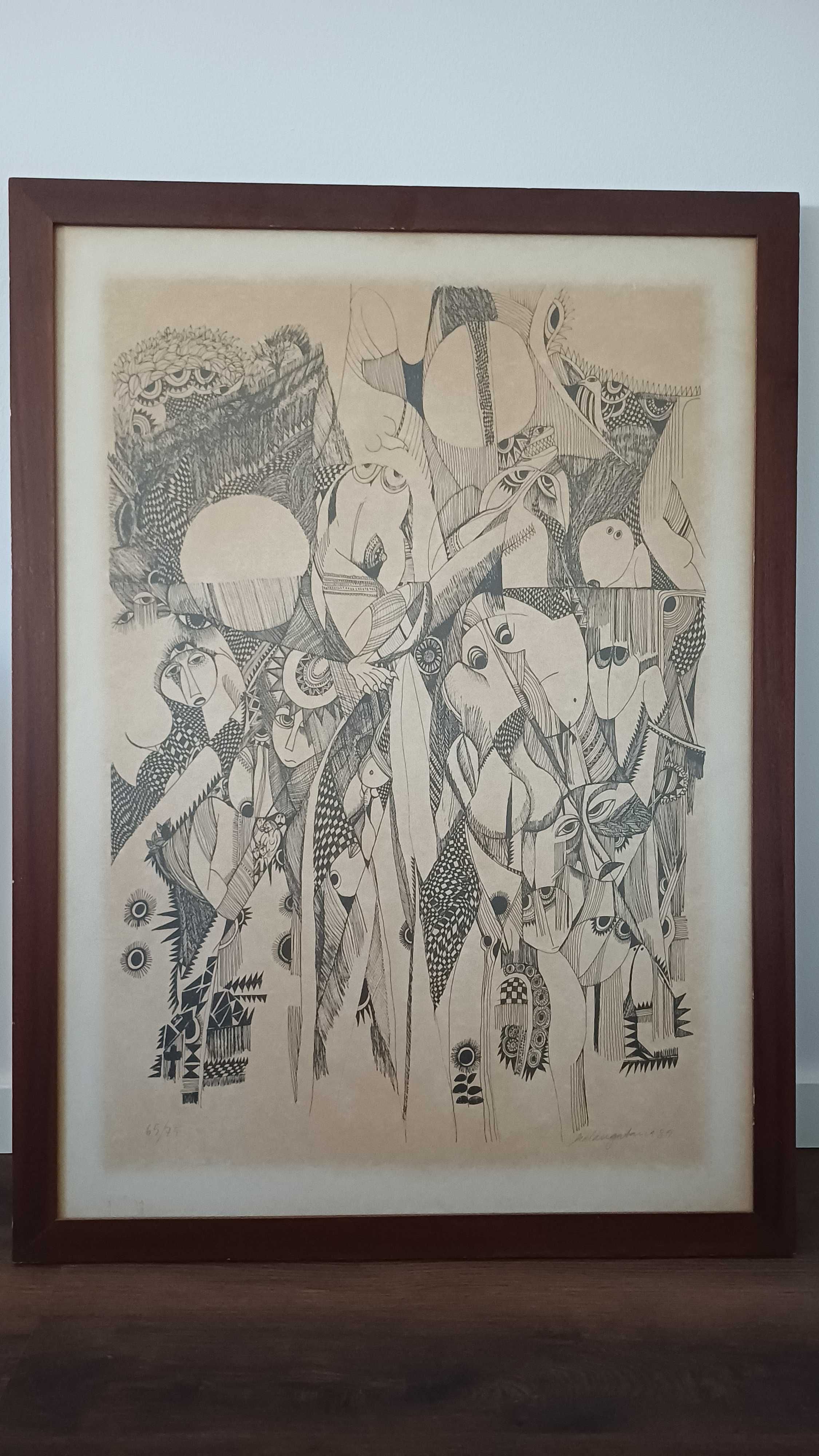 Serigrafias Malangatana Ngwenya