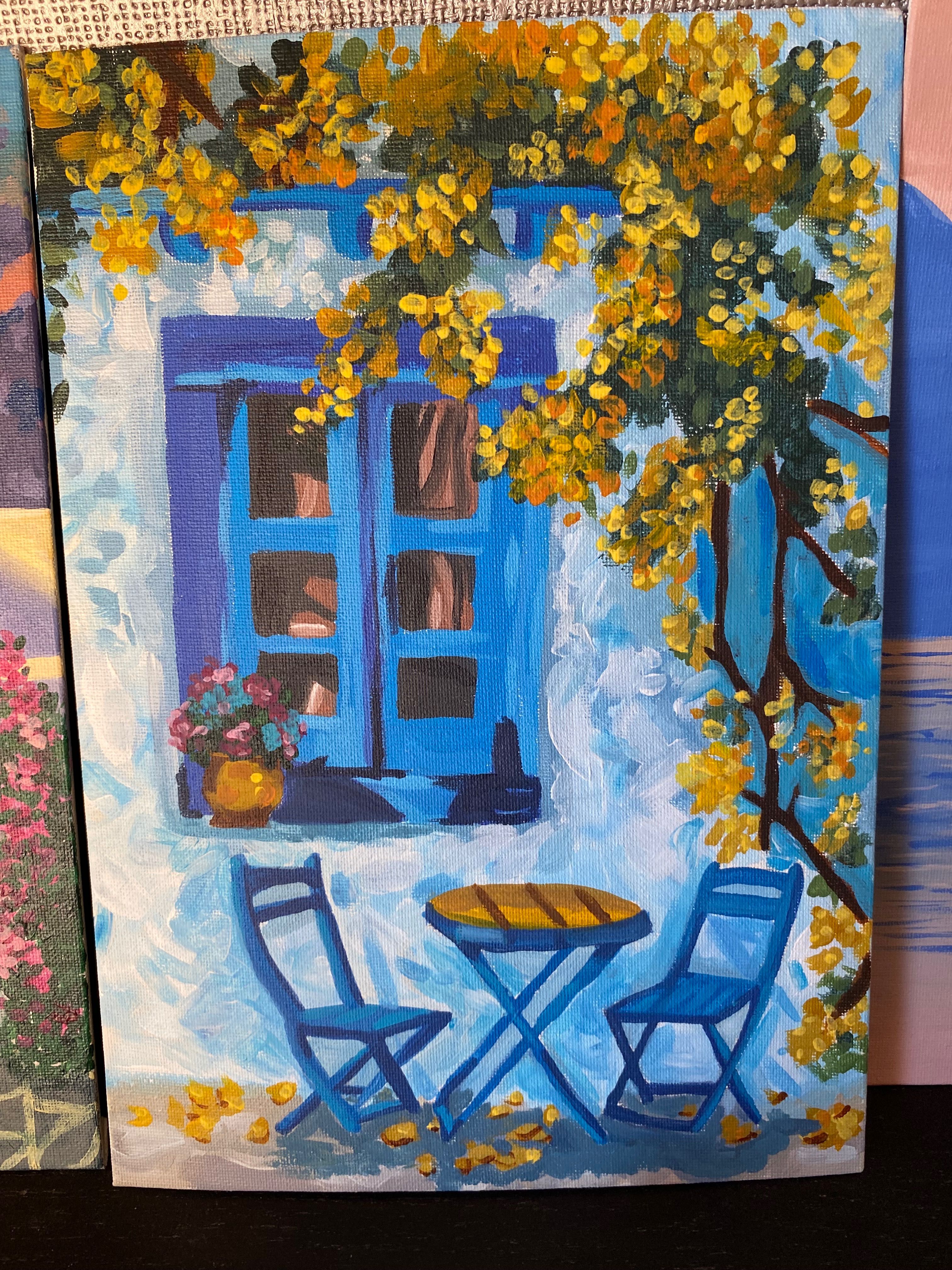pinturas pintadas com acrílico para venda