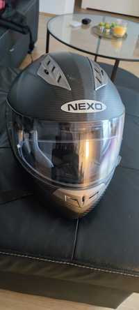 Kask motocyklowy Nexo Carbon Fiber, Rozmiar S