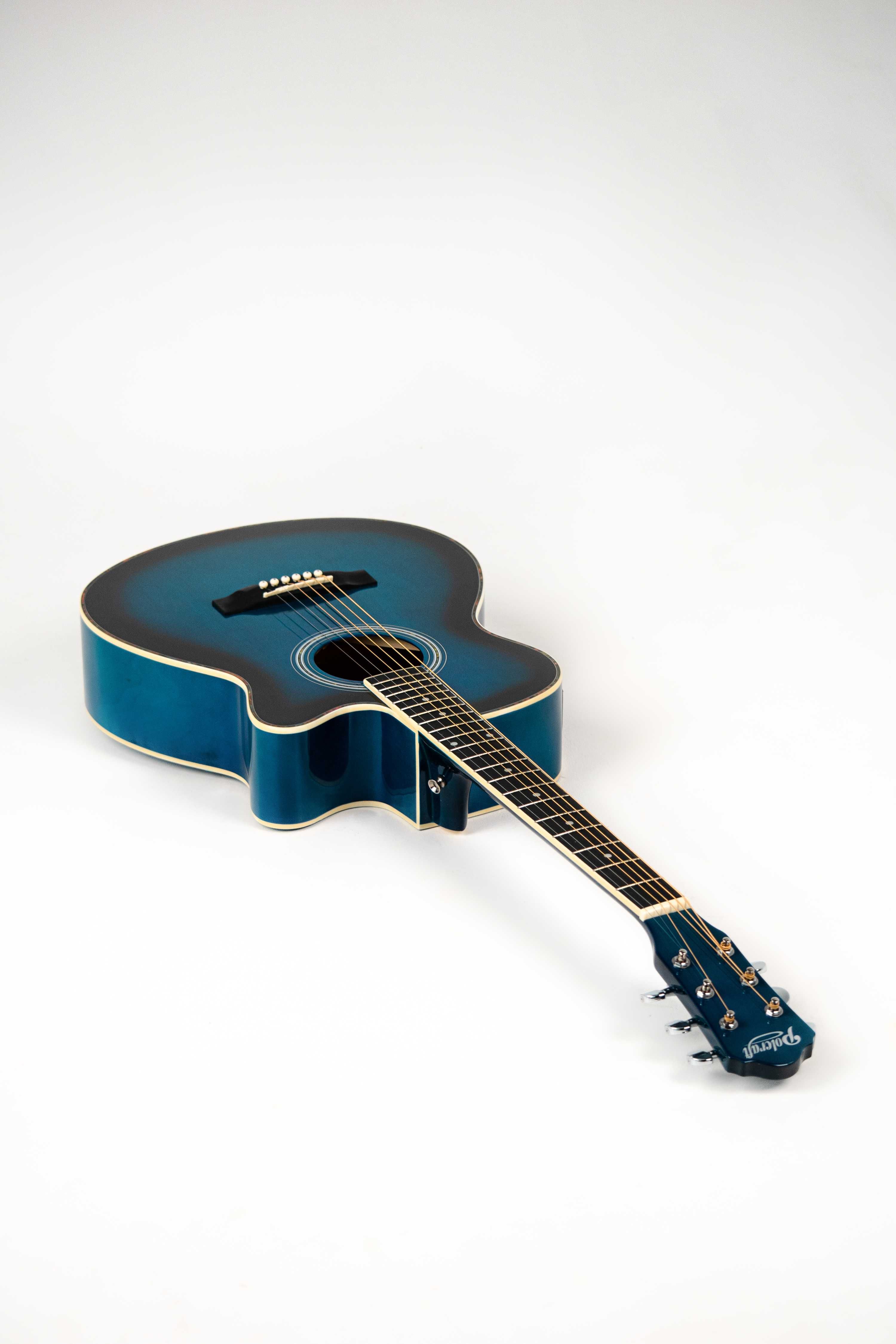 Електроакустична гітара Polcraft синя