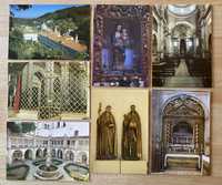 7 postais do Mosteiro de Lorvão. (Anos 90)