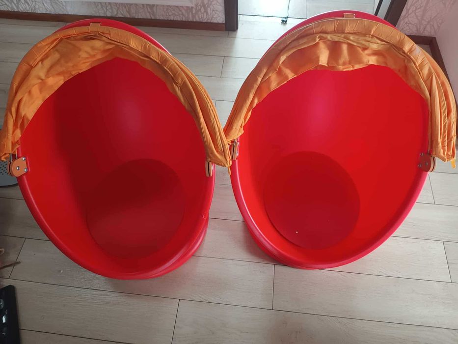 Fotelik obrotowy jajko, Ikea Lomsk